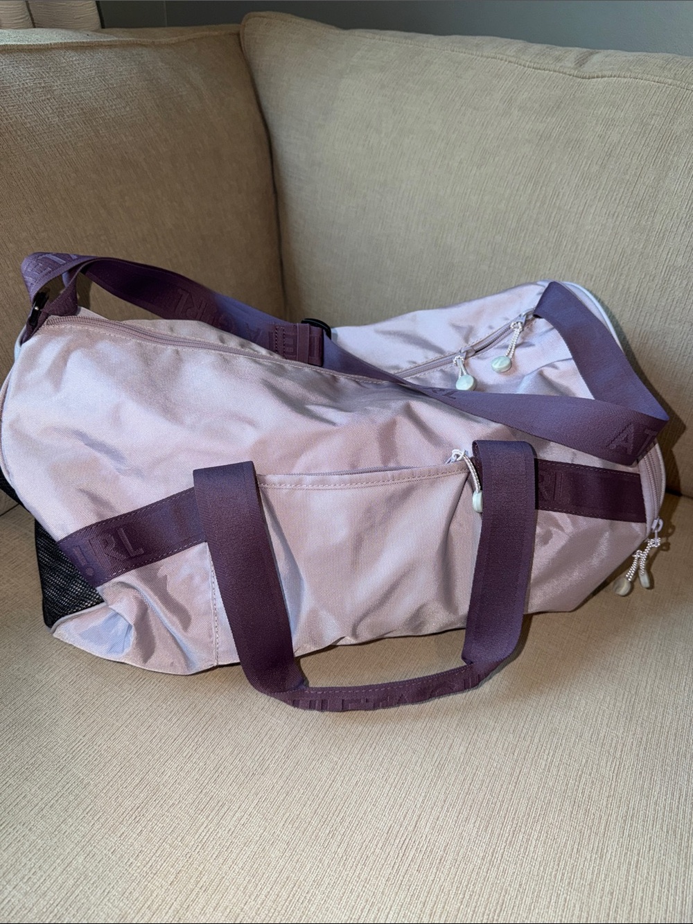 Athleta Girl duffel bag